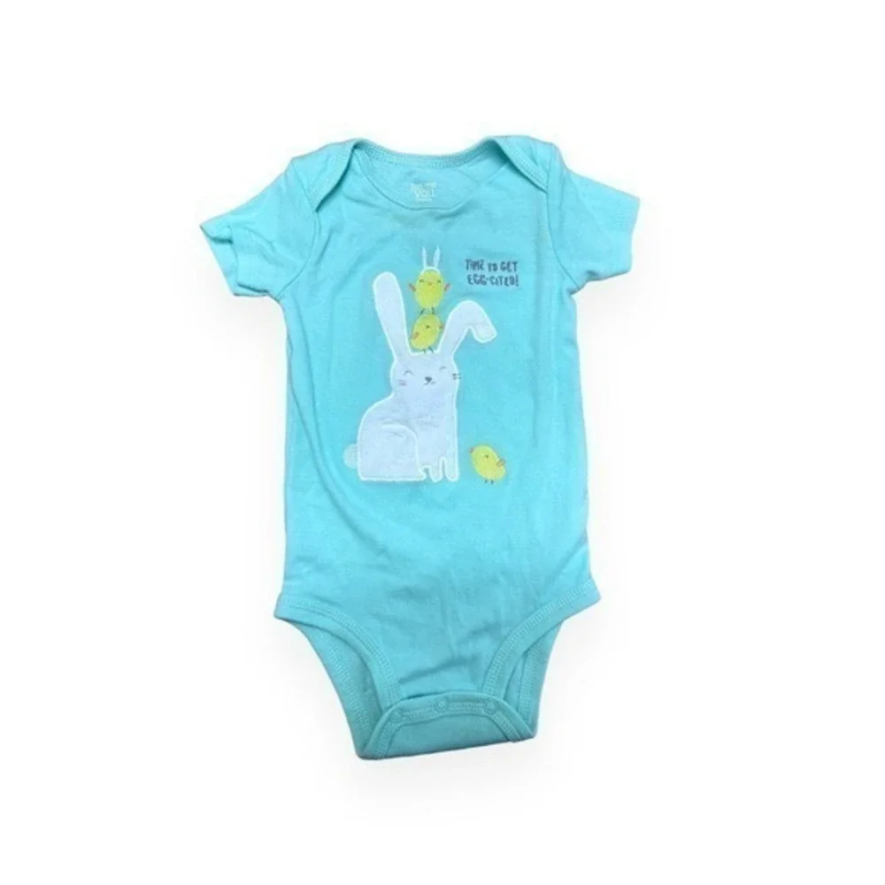 ⭐️ Carter's 'Time to Get Egg-Cited!' Easter Bunny Onesie